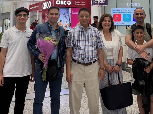 An Iraqi family of four welcomed by ICV